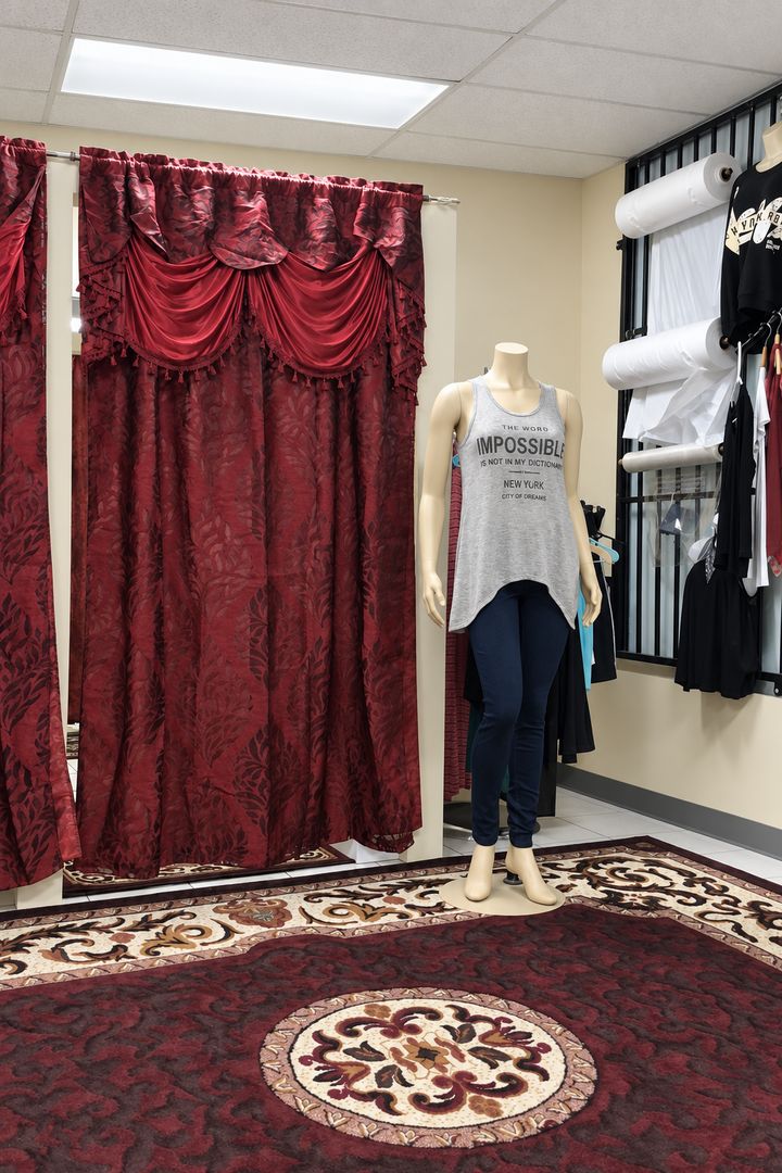 The fitting area at the Arleta shop